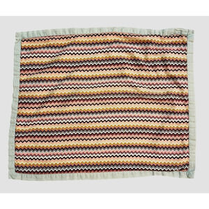 Missoni Zigzag Chevron Pillow Cover in Yellow, Red, Brown and Cream